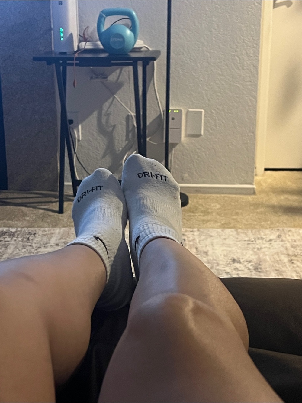 Nike White Low-Cut Dri-FIT Athletic Socks